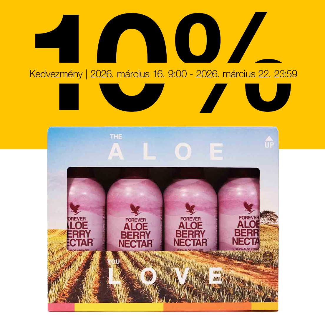 4 Pack Aloe Berry Nectar -10% Promo
